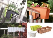 Balcony Planter Plant Pot Flower Bridge Fence Railing Modern Garden Pot