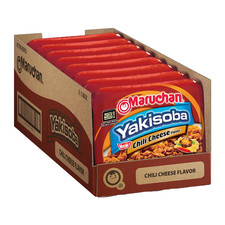 Yakisoba, Chili Cheese Flavor – Stir-Fried Japanese Instant Ramen Noodles, High 