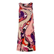EMILIO PUCCI Sleeveless Dress Pucci Print Multicolor Viscose IT 38