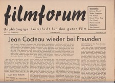 Film Forum, Volume 1 1952, No. 4-9. Independent