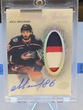 2023-24 Upper Deck Premier Kirill Marchenko Flourishing Talent Auto Patch /99