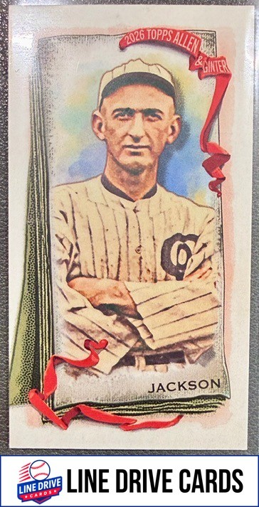 2026 Topps Allen & Ginter #211 Shoeless Joe Jackson Mini A&G Back White Sox
