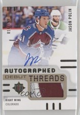 2024 Upper Deck Ultimate Collection Debut Threads 11/199 Jason Polin Auto 0o5t