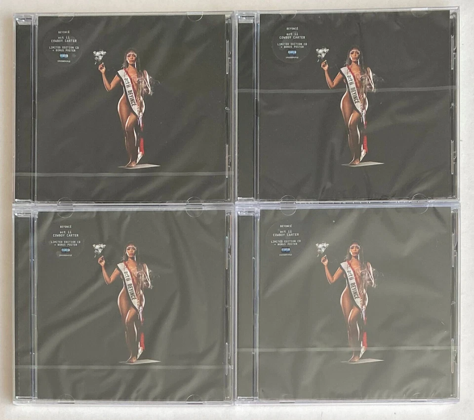 BEYONCE * ACT ii - COWBOY CARTER * 4x ALTERNATE CD TRAY ARTWORK SET * SEALED! - Image 2 of 4