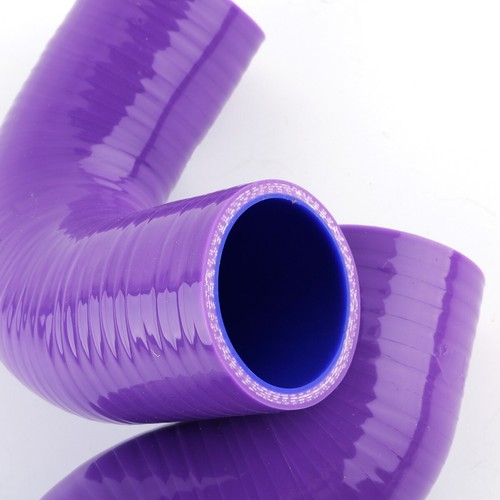 Silicone Turbo Intercooler Boost Hoses For 98-16 Land Rover Defender TD5 Purple - Picture 8 of 14