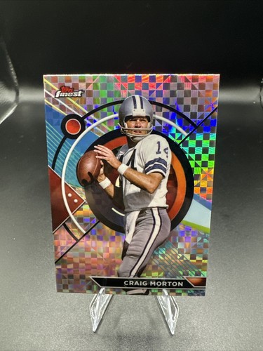 2023 Topps Composite Craig Morton FINEST X-FRACTOR SP #182 Dallas Cowboys - 第 1/2 張圖片