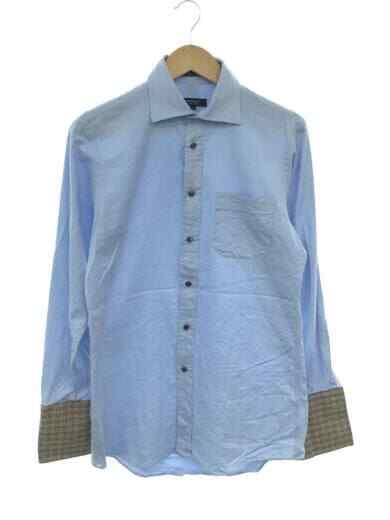 BURBERRY BLACK LABEL Long Sleeve Shirt Sleeve Novicek 38 Cotton 