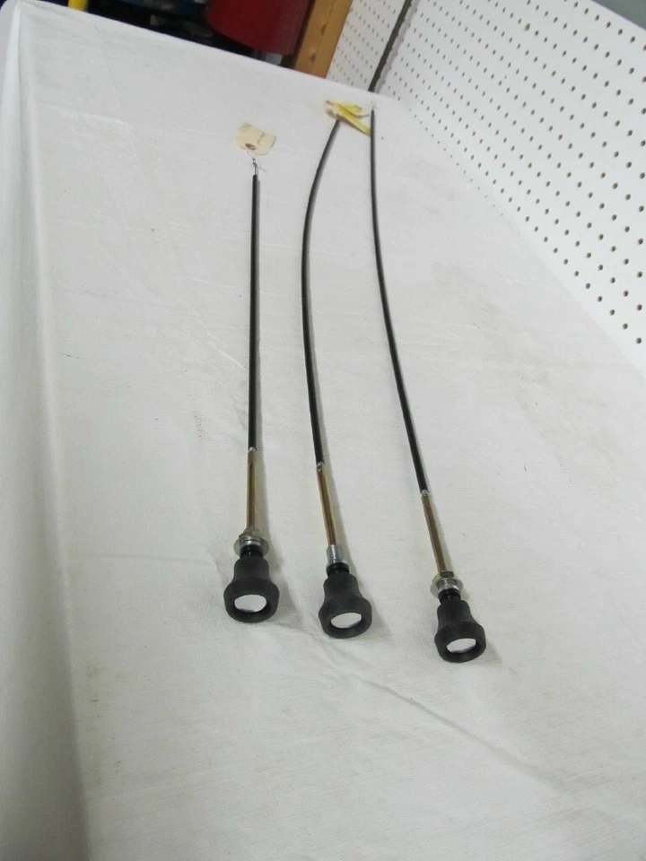 JUEGO DE CABLES DE CONTROL DE CALEFACCIÓN JEEP CJ 1972-1975 ¡NUEVO HECHO EN EE. UU.! Foto 3 de 4