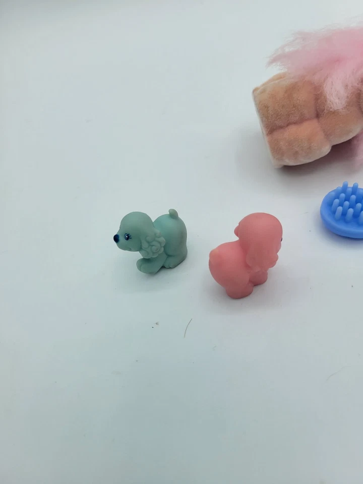 Vintage MLP My Little Pony Lil Litters My Little Puppy Pretty Poodle Mom Pups  - Imagem 4 de 4