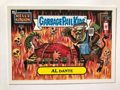 Garbage Pail Kids 2022 Topps Stickerbuch Würmer Autoren Unglück Al Dante 5a
