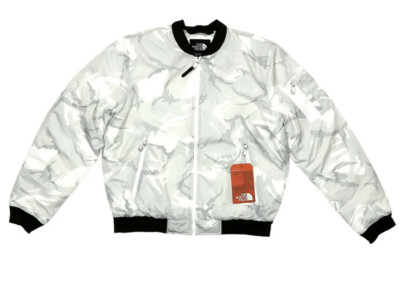 The North Face Womens White Size Medium Barstol Bomber Jacket