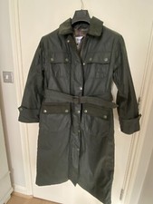 Alexa Chung Barbour Nannie Wax Coat Size 8