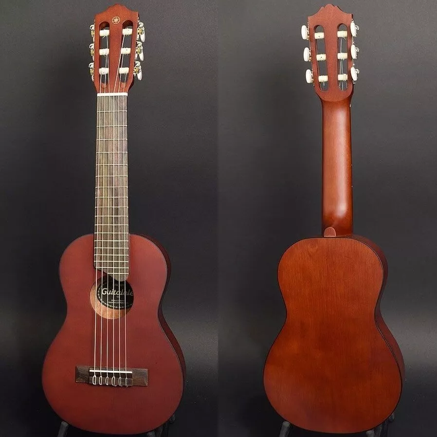 Yamaha GL1 PB Guitalele 6 String Nylon Acoustic Guitar Persimmon Brown Compact