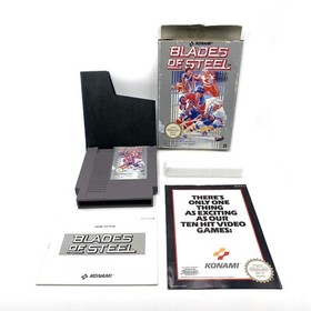 Blades Of Steel Nintendo NES COMPLET CIB EEC