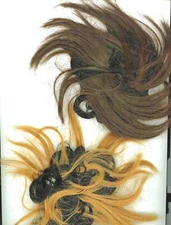 Scrunchie Elastic Pony Tail Band Wild Mess Swirled 6" W Synthetic Bed Head Hair