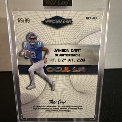 ★非売品◆サインCD◆B.D.U◆Wishpool 2023 Wild Card Alumination JAXSON DART Ocular Rookie /99 | eBay