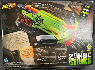 Nerf CrossFire Bow Zombie Strike Blaster A6558 Rare Brand-New Cool
