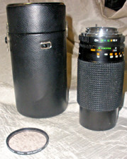 Sears Multicoated 1:4.0 f 80-200mm 550 Auto zoom LENS w/ filter Case
