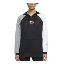 Nike Women Cotton Therma-fit Colorblocked Fleece Hoodie Multi Size XS 1327