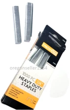 (1000-Pack) 1/4 in Heavy Duty Stainless Steel Narrow Crown Staples Staple Gun