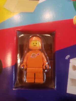 LEGO Dark Orange Classic Spaceman Minifigure - with air tank, helmet! SP130