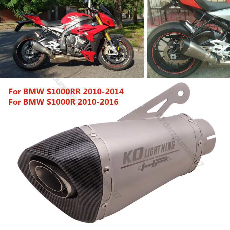 For BMW S1000R 2010-2016 S1000RR 2010-2014 Motorcycle Exhaust 