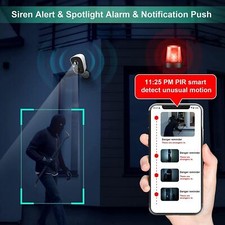 Wireless Security Camera For Home Outdoor Security, Battery Powered 1080P HD 10