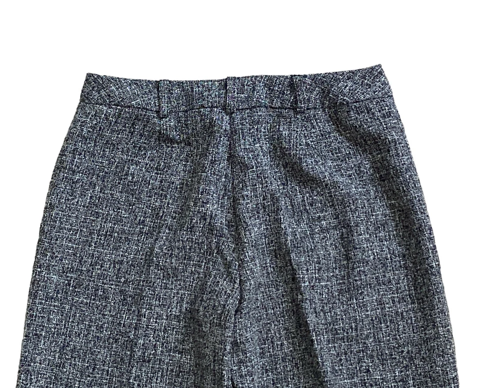 HILLARD & HANSON Womens Size 4 Black White Speckled Dress Pants 31" Inseam - Image 4 of 4