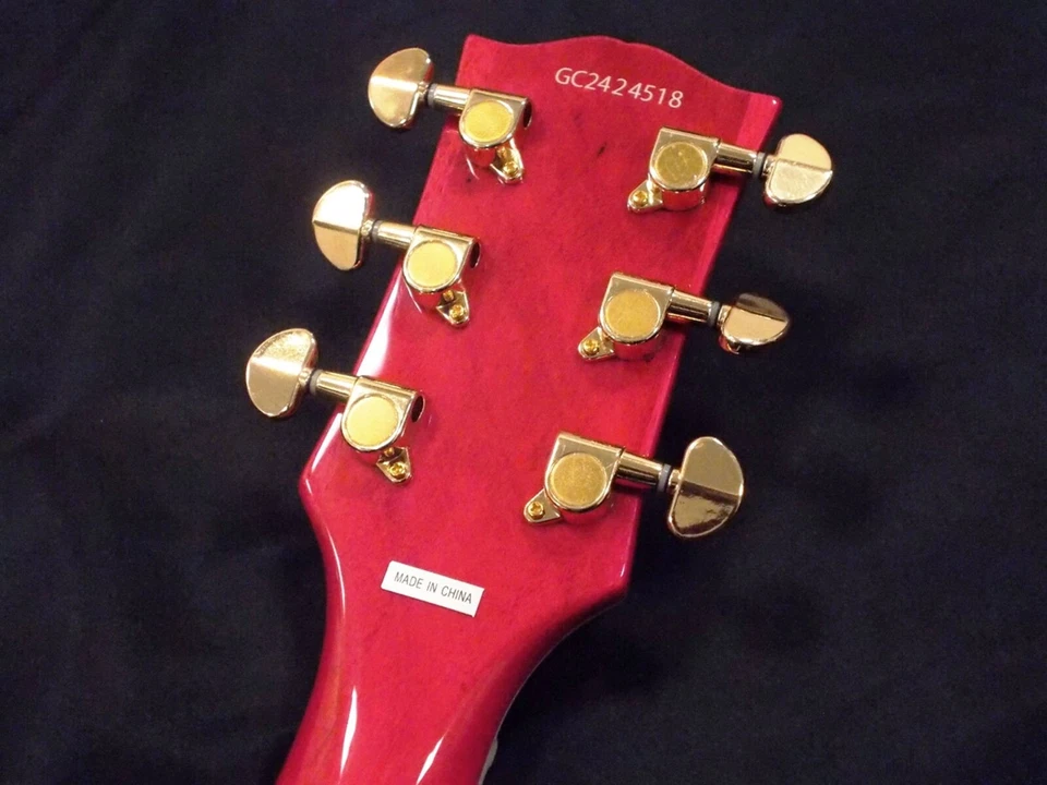 Modelo Spot GrassRoots G-LP-CTM/FM Ver a través Rosa Tipo Les Paul Nuevo Foto 4 de 4