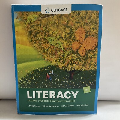Literacy: Helping Students Construct Meaning by Cooper, J. David paperback Good