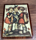 M. I. Hummel Picture Wooden Music Box Fascination Waltz House of Goebel Italy