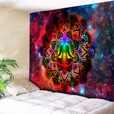 7 Chakra Mandala Tapestry Wall Blanket Ebay