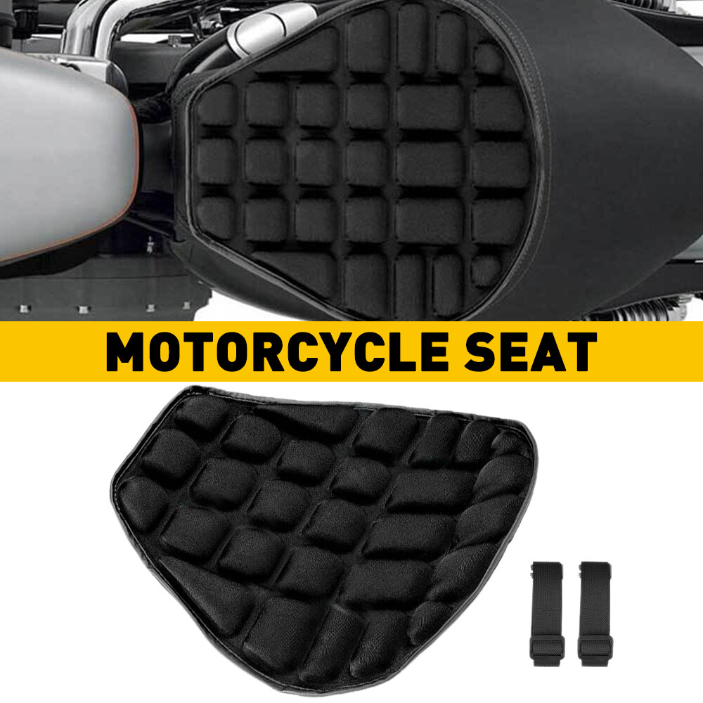 Motorcycle Comfort Seat Cushion Gel Cover Pillow Pad Pressure Relief Motorbike