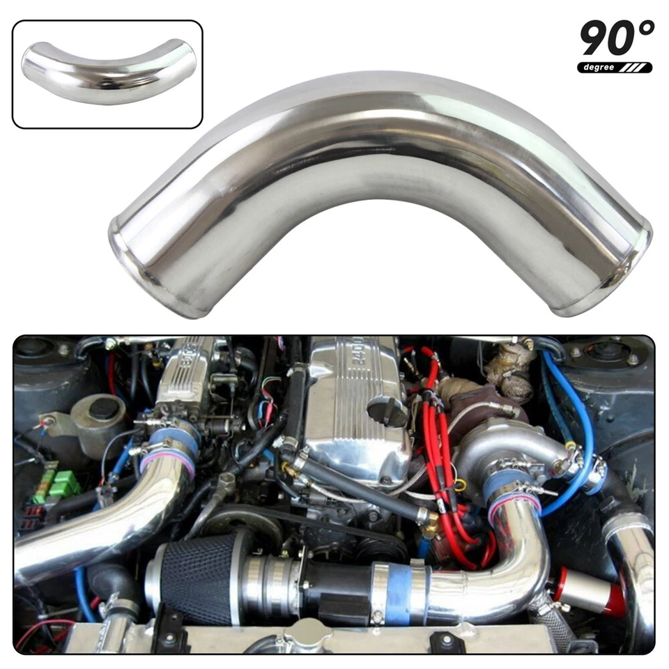 70mm 2.75" inch 90 Degree Elbow Aluminum Turbo Intercooler Pipe Piping Tubing SL - Image 4 of 4