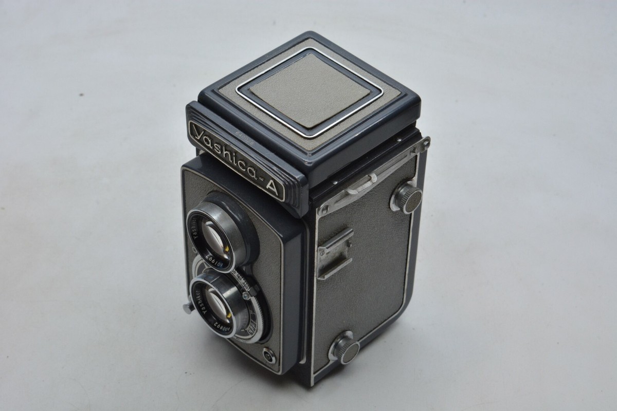 RARE MINT IN BOX] YASHICA A Grey 120 6x6 TLR Film Camera From