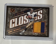 2017 Panini Vertex Football Kurt Warner Material Card 17 /25 HOF