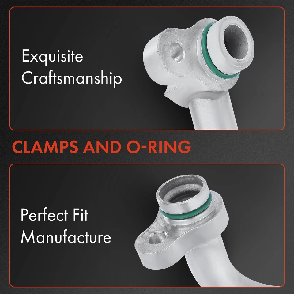 Manguera de línea de succión de aire acondicionado para Mazda 6 2009 2010 2011 2012 2013 L4 2,5 L baja presión Foto 3 de 4