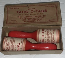Vintage Targ-O-Tabs NRA Official Target Pasters from The National Litho Co. RARE