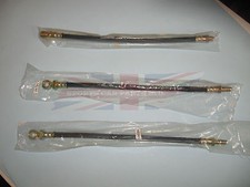 New Set Of 3 Front Rear Brake Line Hoses Mg Mga 1955-62 With Disc Brakes New Set Of 3 Front Rear Brake Line Hoses Mg Mga 1955-62 With Disc Brakes
