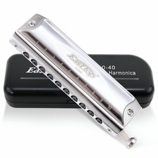 EASTTOP T10-40 10holes chromatic harmonica with new covers without valves C key