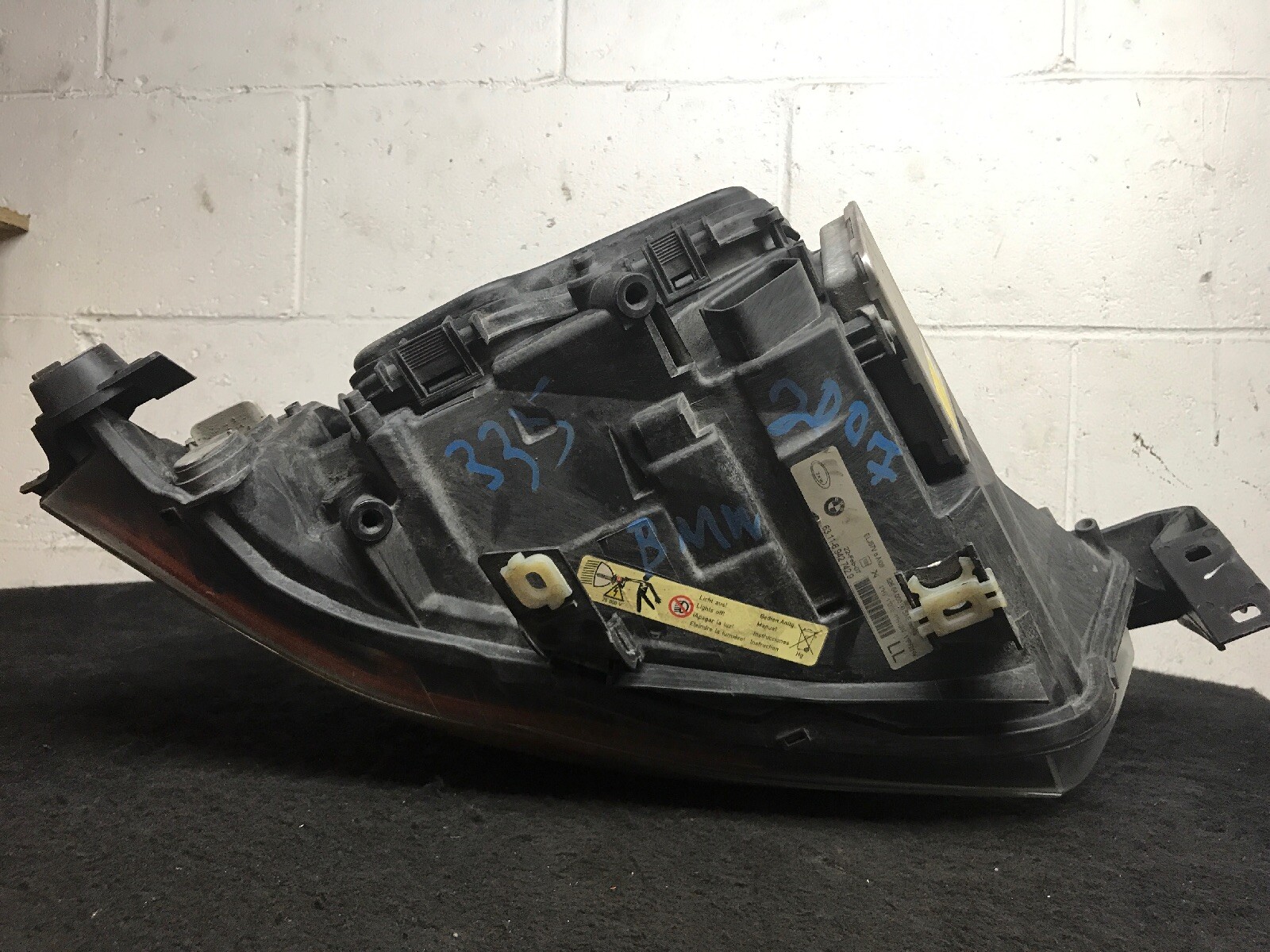 BMW 335I Right Headlight Part# 631169427429 Fits 2006-2007-2008 | eBay