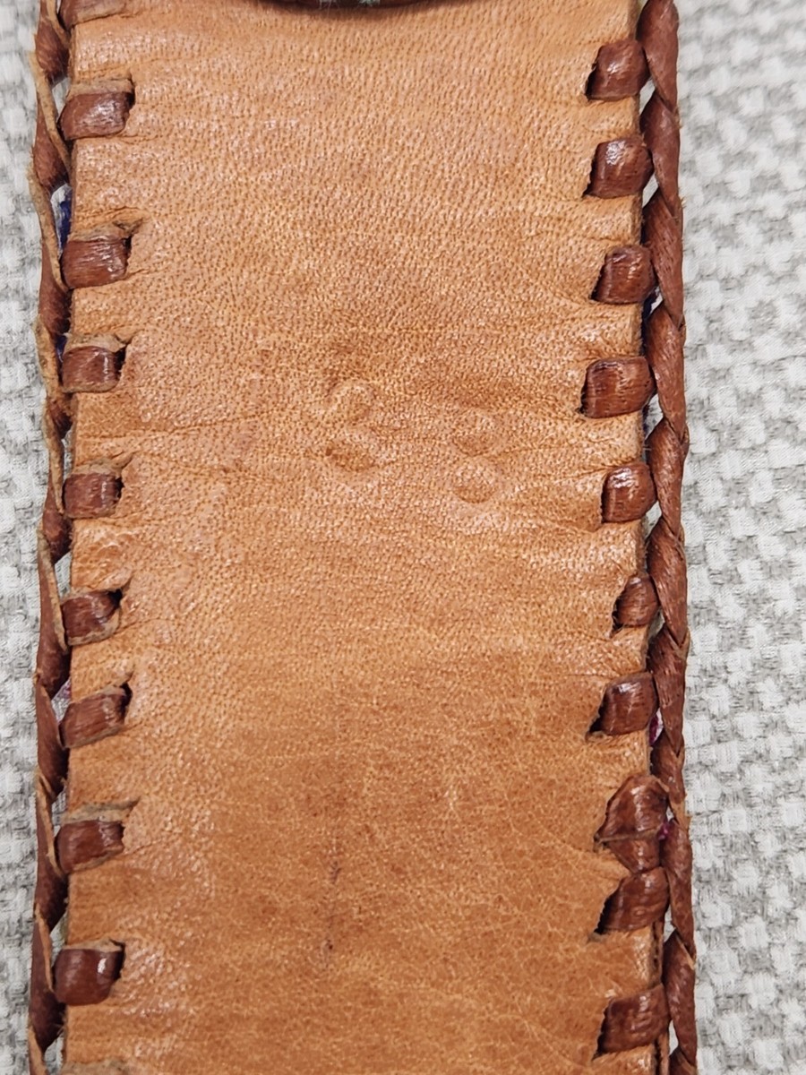 Unbranded Size 38 Belt Southwestern Boho Textile Leather  display picture 1