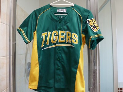 HANSIN Tigers ユニフォーム Mサイズ NISHIOKA 7 NEW MIZUNO Japan NPB HANSHIN TIGERS Baseball Jersey Green