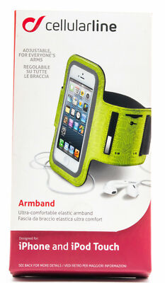 Cellularline Sportarmband Apple iPhone iPod iPod touch Neopren Armtasche 618