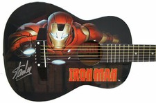 Stan Lee Signed Peavey Marvel Iron Man 1/2 Acoustic Guitar & Certificate!