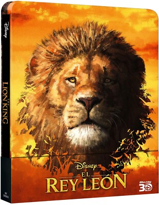 El Rey León Steel Book (3D + 2D) [Blu-Ray] (1994) The Lion King