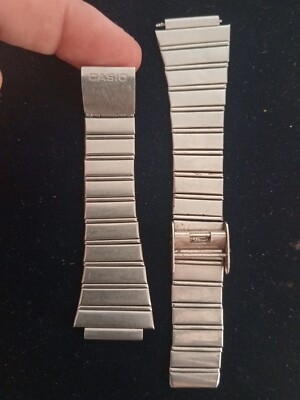 Rare pulsera Casio LCD S-373N 17 MM Japan N bracelet FOR QUARTZ  watch used