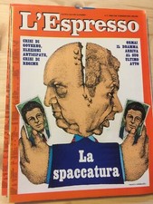 Rivista L'Espresso 1976 n.  2 La spaccatura, Crisi di Governo