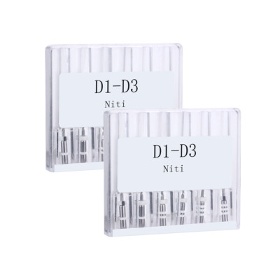  Dental Retreatment Universal Engine Rotary Root Canal NiTi File D1 D2 D3