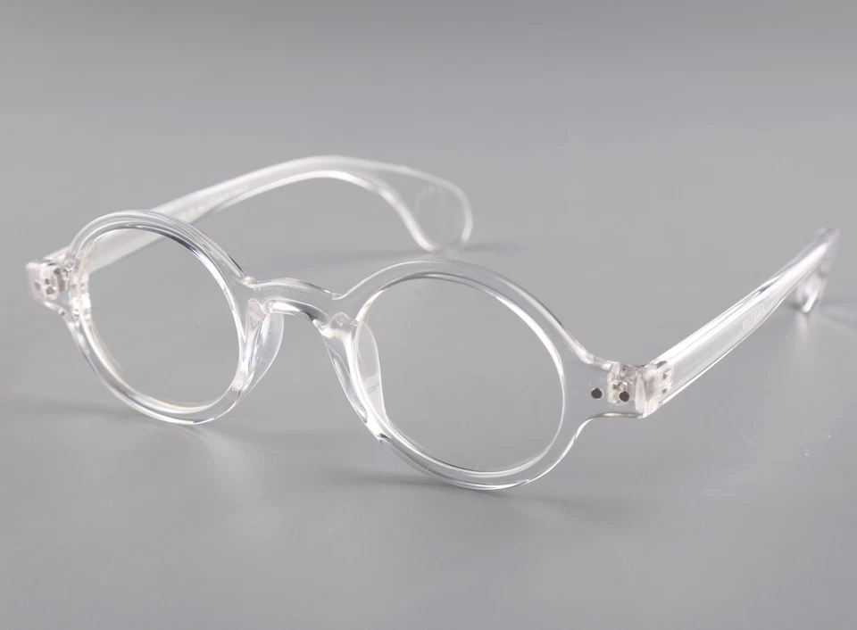 Agstum Vintage Full Rim Round Eyeglasses Frame Spectacles Eyewear Clear  - Image 3 of 4